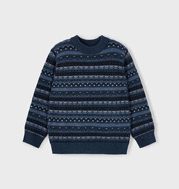 Mayoral Steel Jacquard Jumper