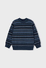 Mayoral Steel Jacquard Jumper