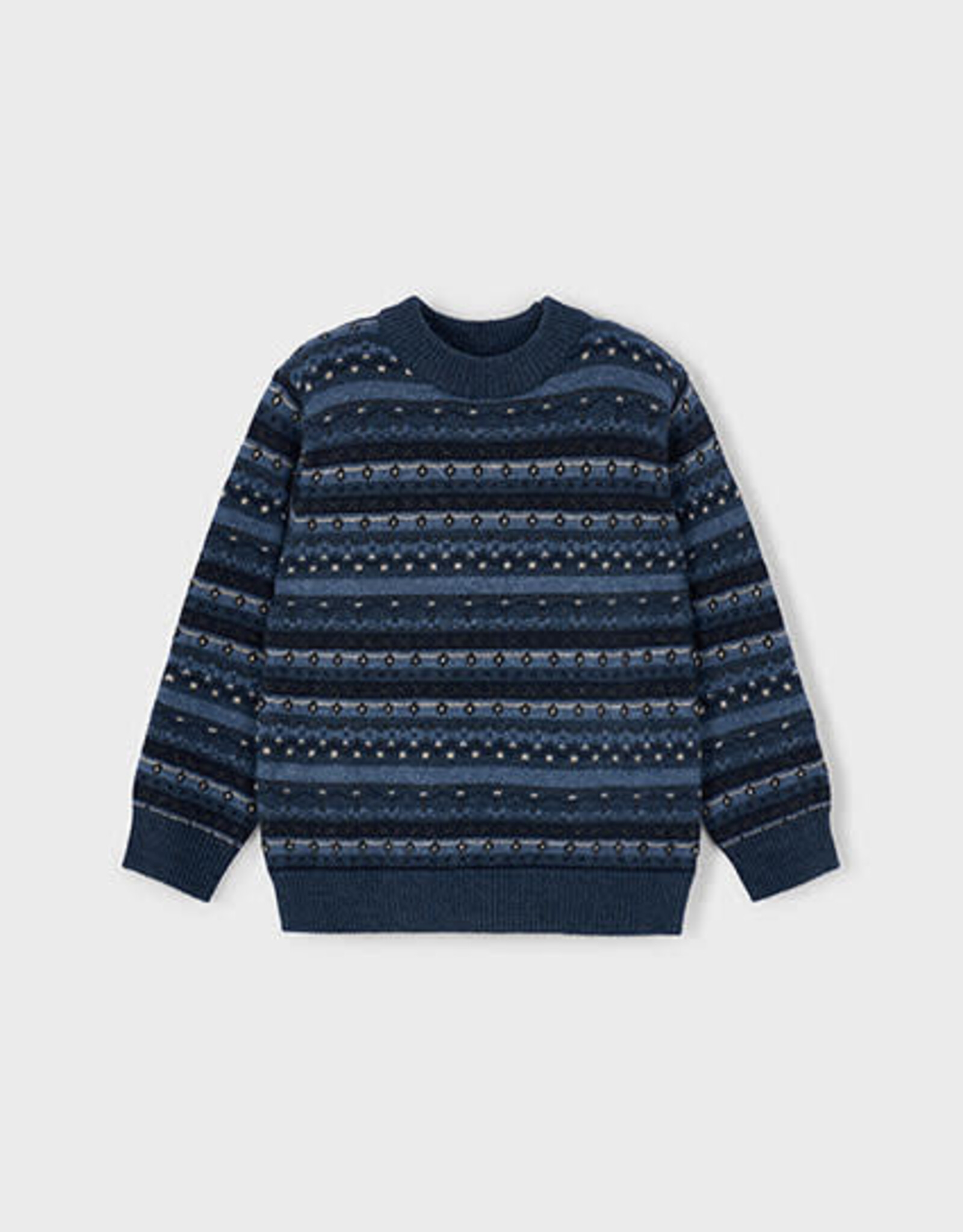 Mayoral Steel Jacquard Jumper