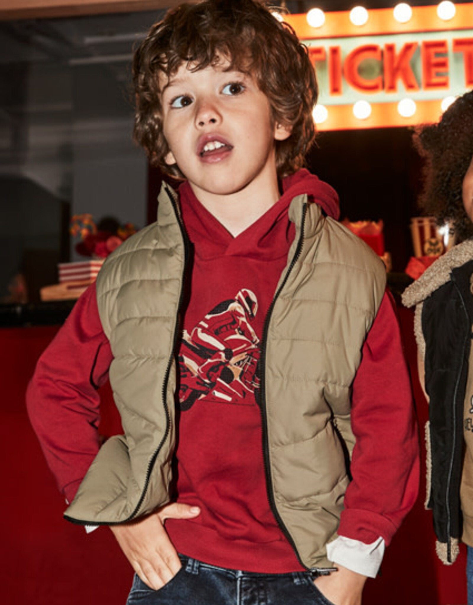 Mayoral Cashew Padded Vest