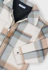Mayoral Caramel Check Jacket