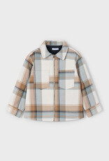 Mayoral Caramel Check Jacket