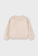 Mayoral Sand Fur Flower Pullover