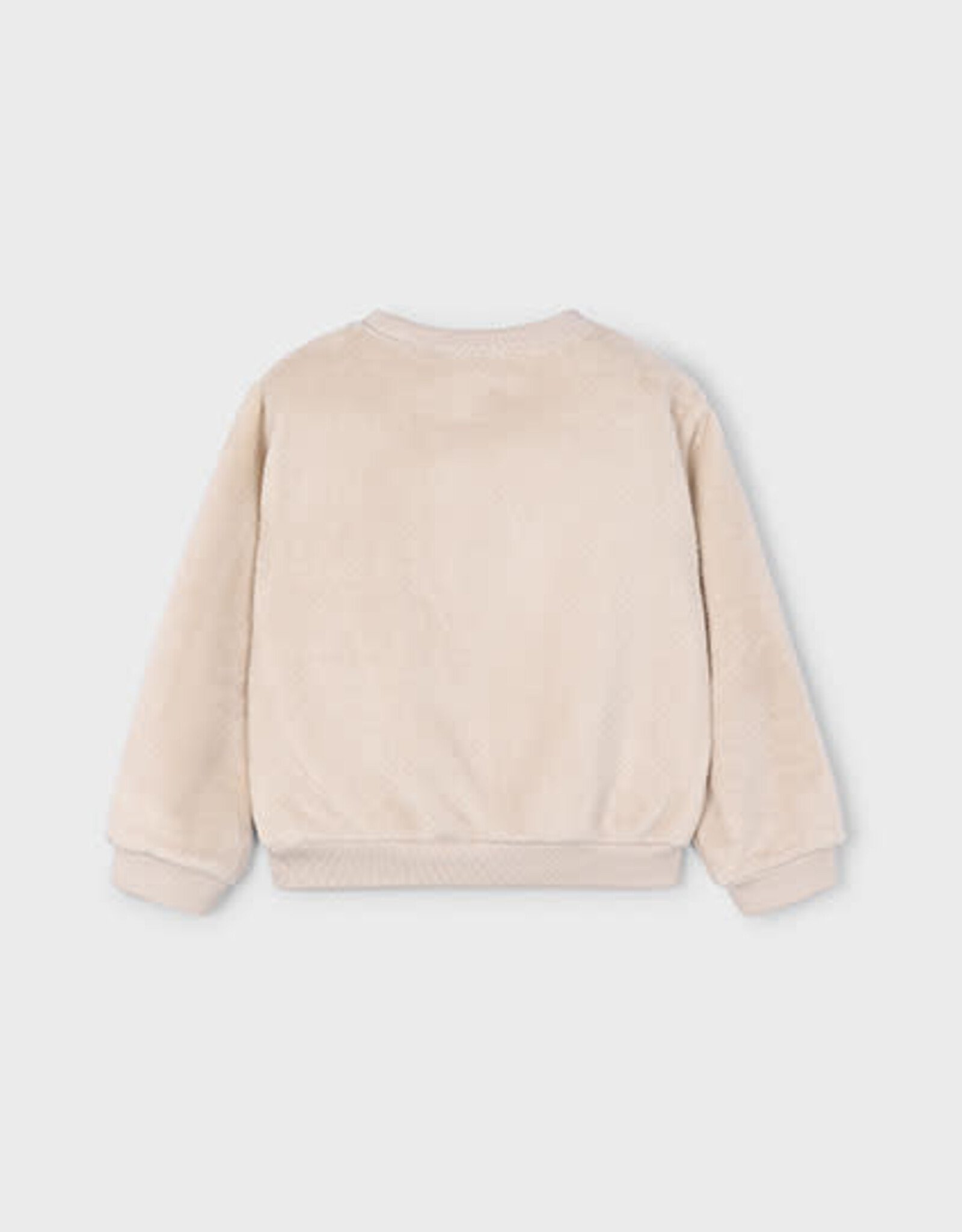 Mayoral Sand Fur Flower Pullover