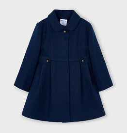 Mayoral Navy Woolen Girls Coat