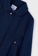 Mayoral Navy Woolen Girls Coat