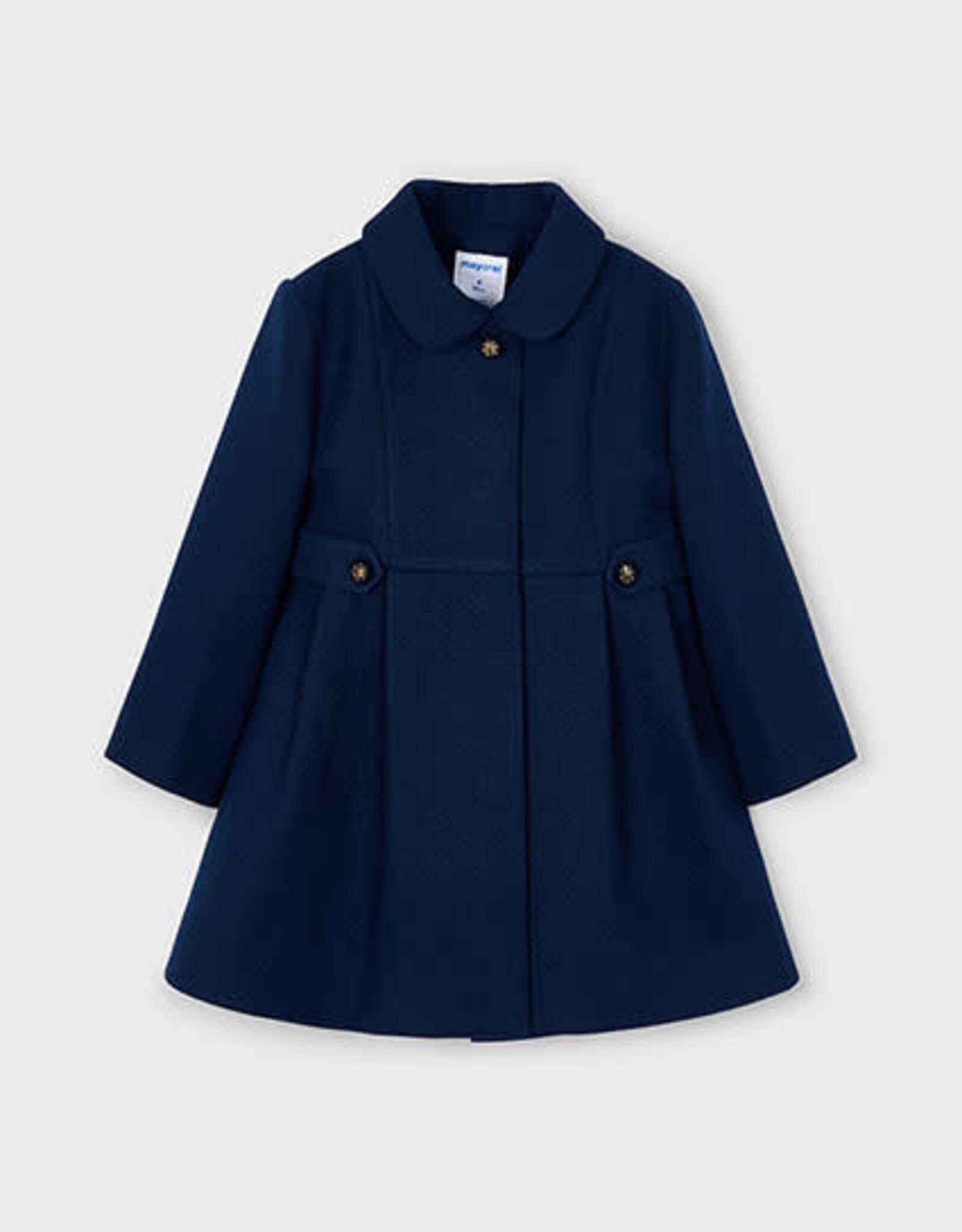 Mayoral Navy Woolen Girls Coat