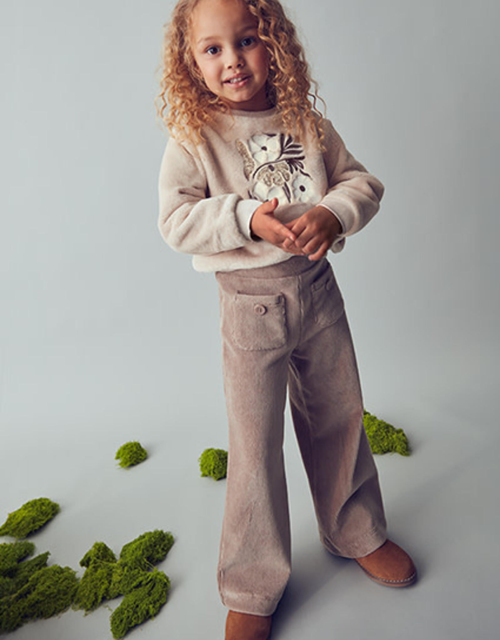 Mayoral Girls Mole Knit Pants