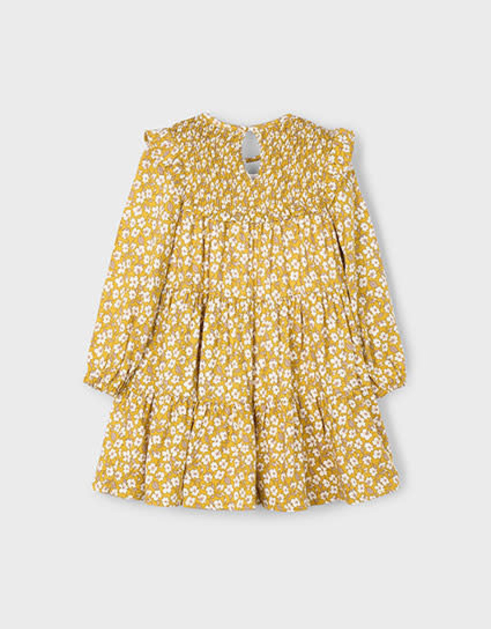 Mayoral Mustard Floral Dress