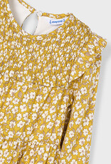 Mayoral Mustard Floral Dress
