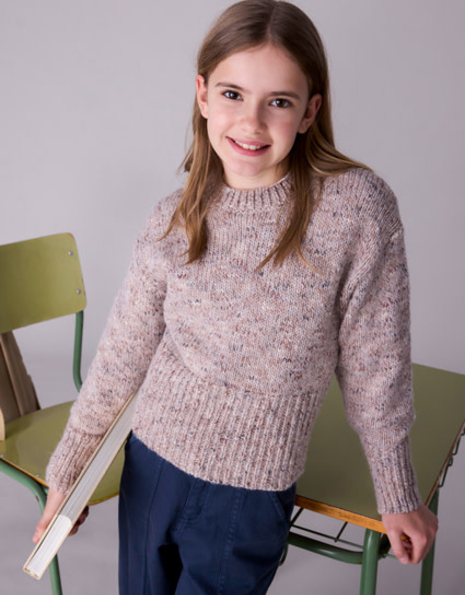 Mayoral Brown Tween Sweater
