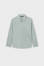 Mayoral Green Basic Button Shirt Tween