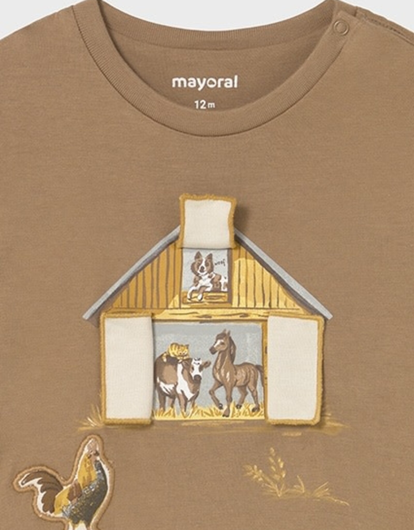 Mayoral Long Sleeve "Play" Barn shirt