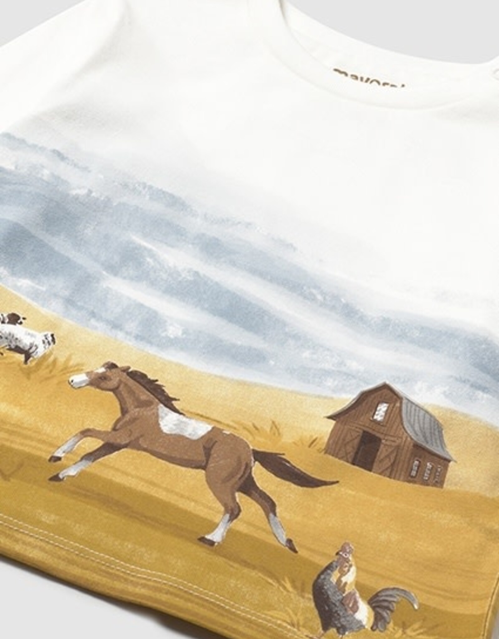 Mayoral Long Sleeve Landscape Shirt