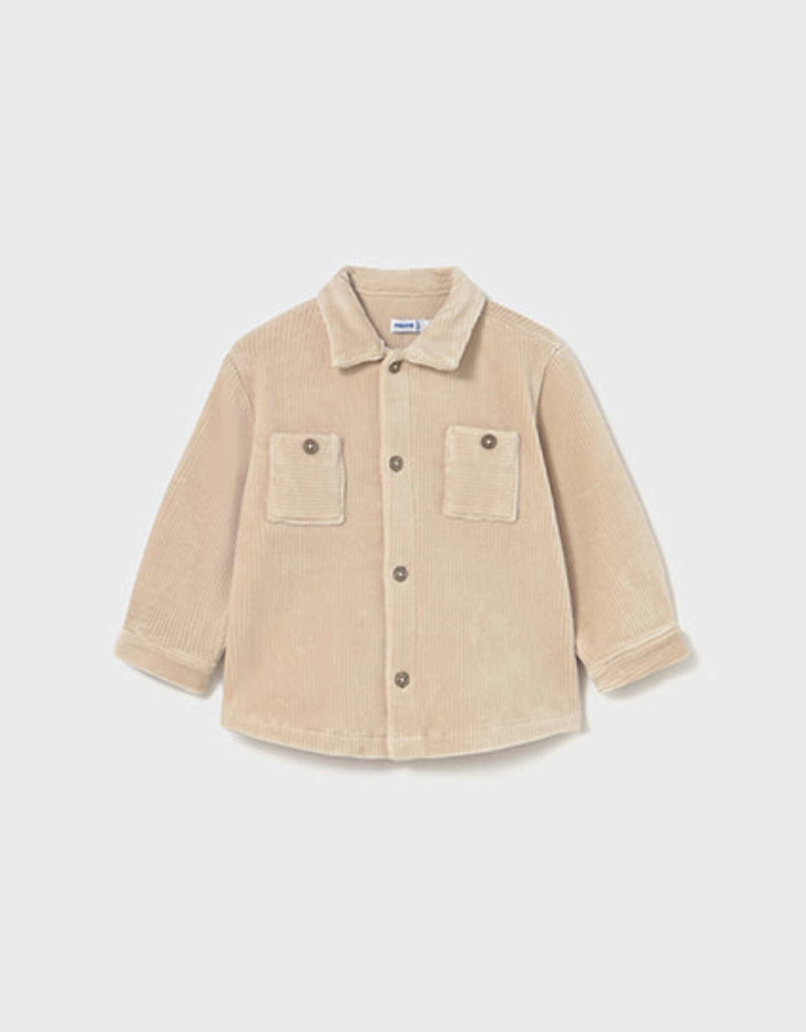 Mayoral Cereal Tan Knit Overshirt