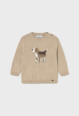 Mayoral Bright Beige Puppy Jumper