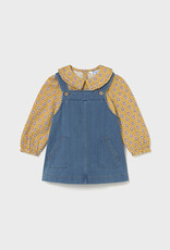 Mayoral Medium Demin Dungaree Skirt Set