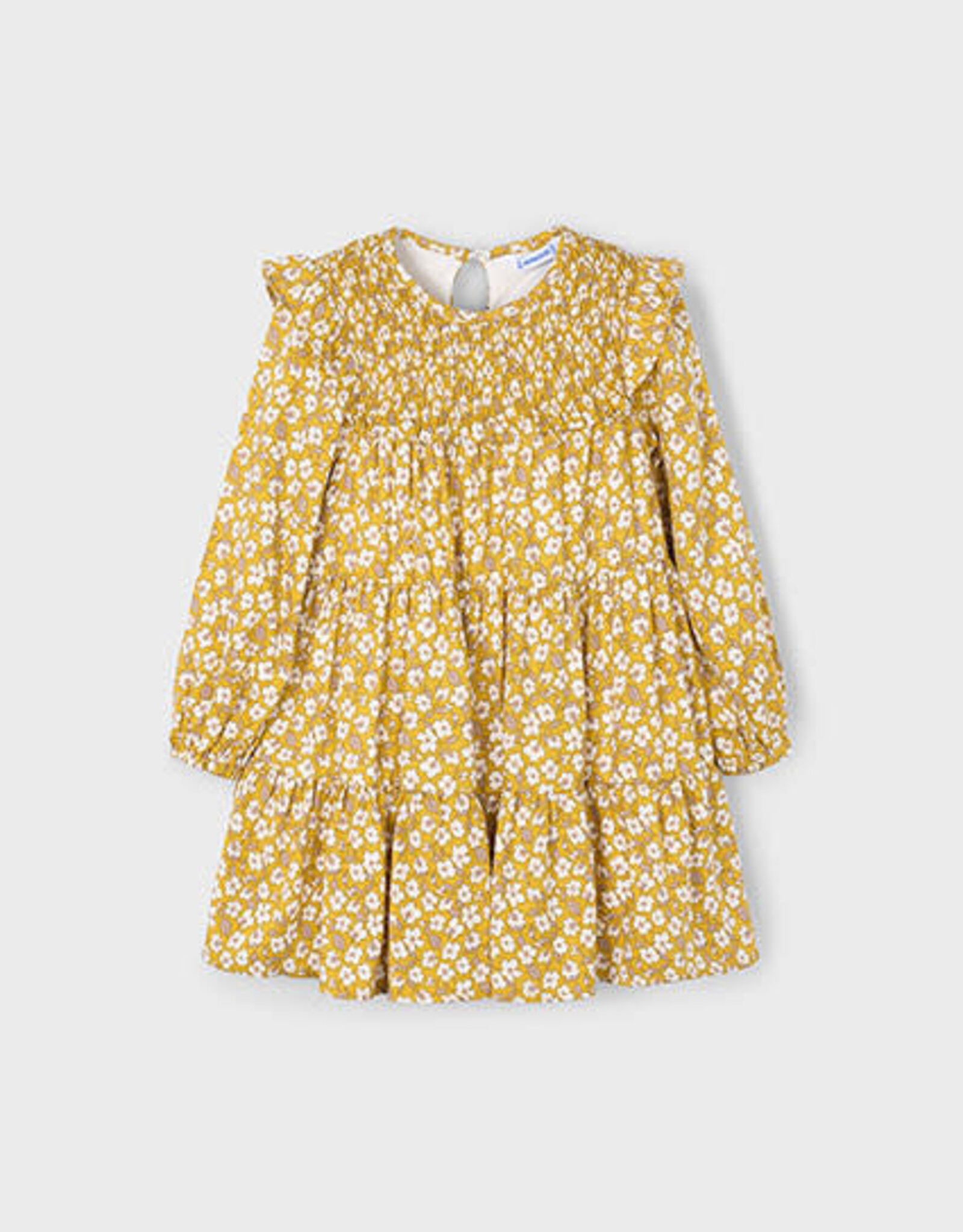 Mayoral Mustard Floral Dress