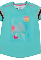Noruk Mood Active Turquoise Athletic T-Shirt