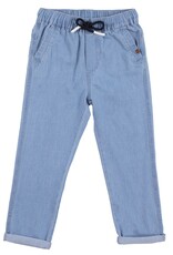 Noruk Light Blue Denim Pant w/Tie Waist