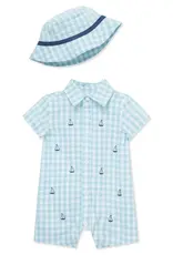 Little Me Sailor Romper & Hat