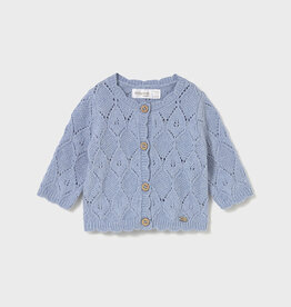 Mayoral Sky Blue Baby Knit Cardigan