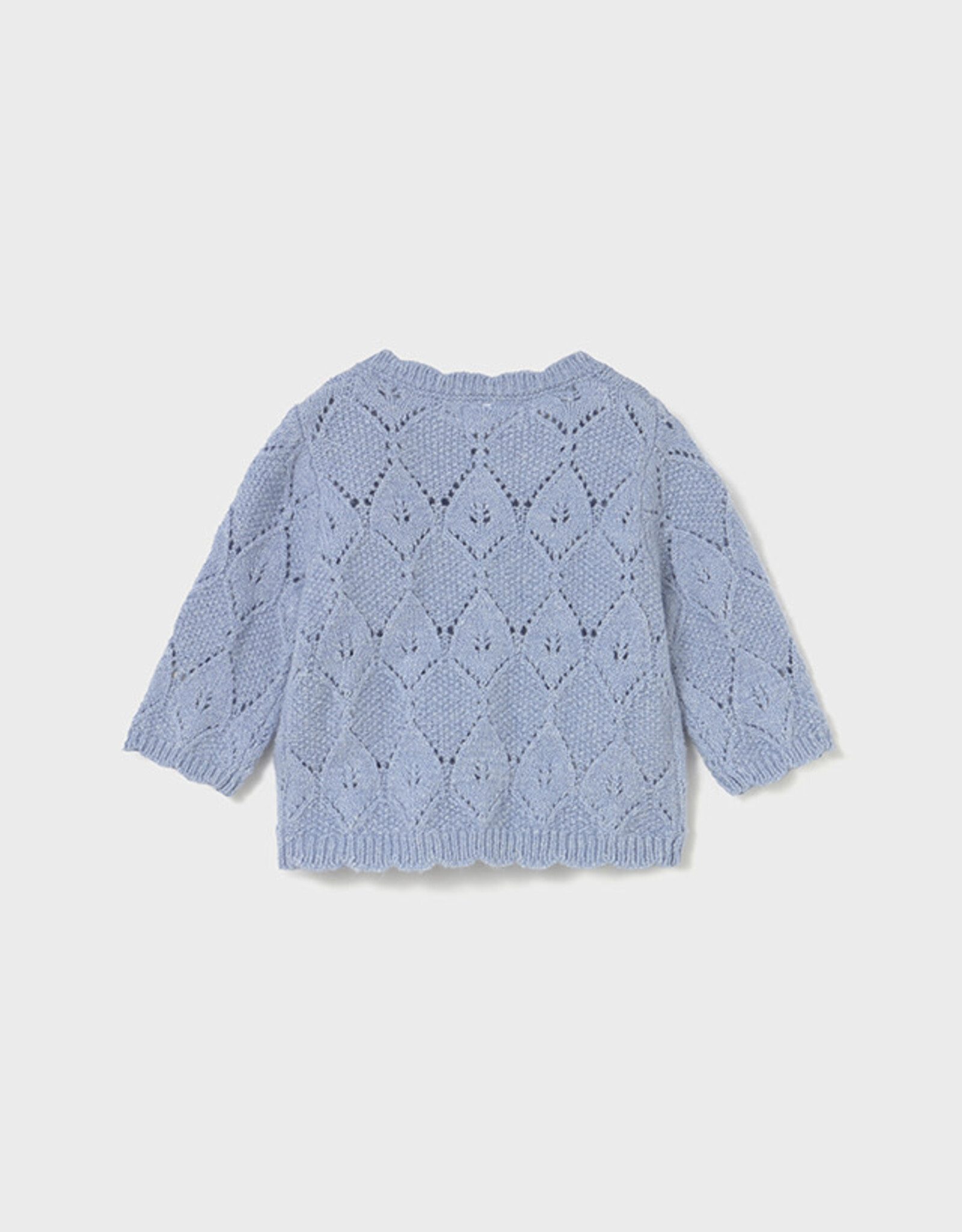 Mayoral Sky Blue Baby Knit Cardigan