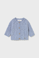 Mayoral Sky Blue Baby Knit Cardigan