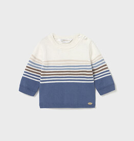 Mayoral Actric Blue Striped Sweater