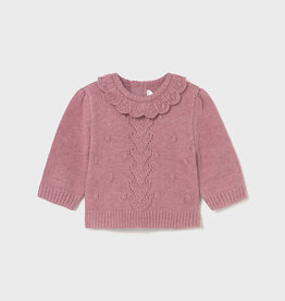 Mayoral Blush Baby Sweater