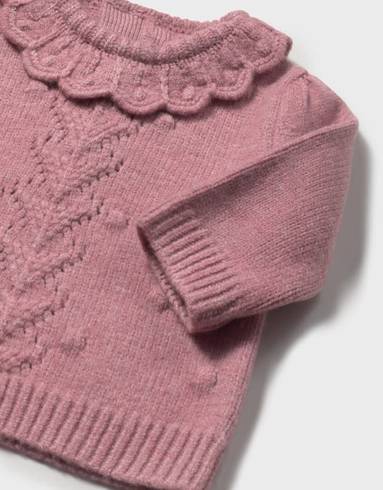 Mayoral Blush Baby Sweater