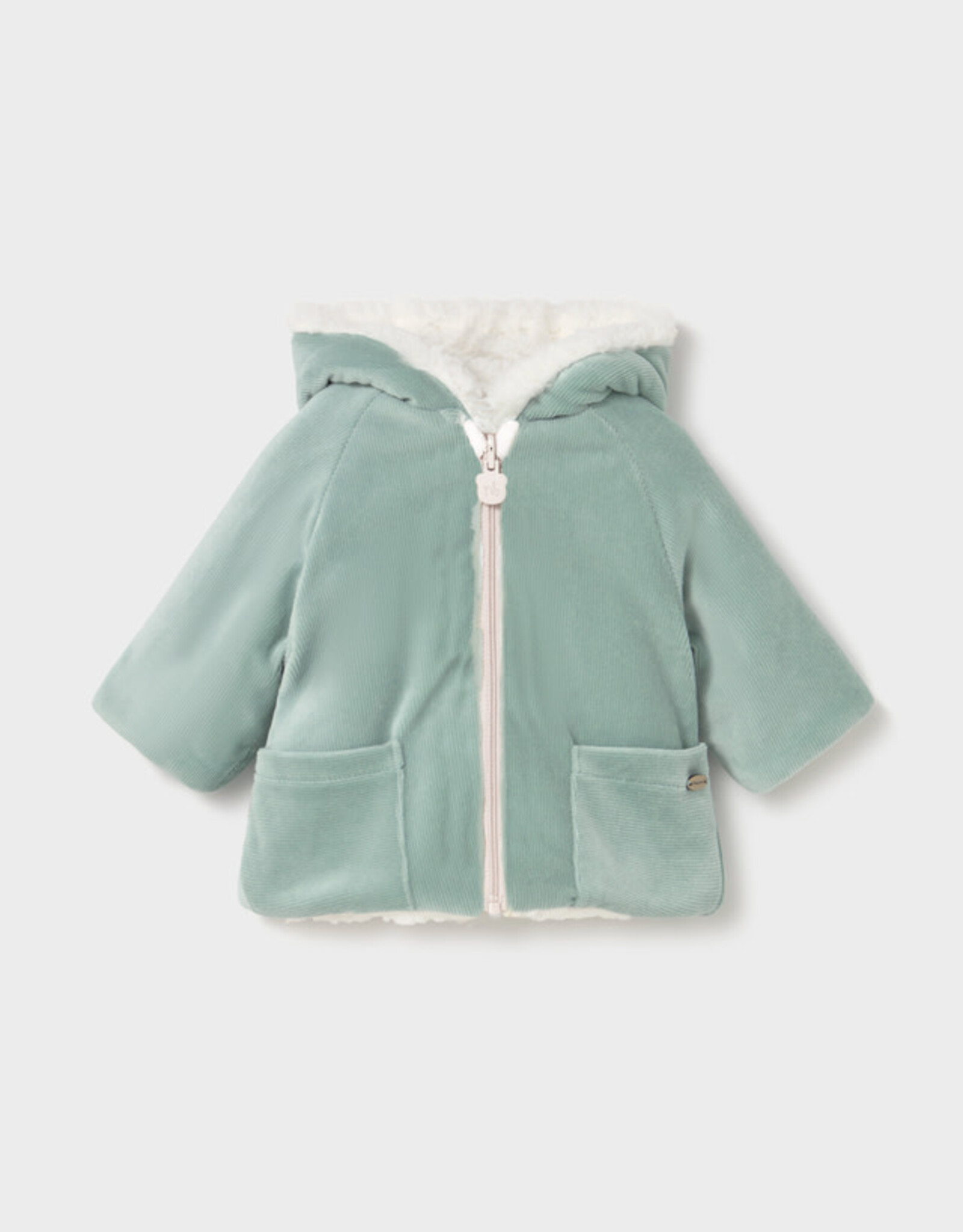 Mayoral Ice Reversible shearling coat