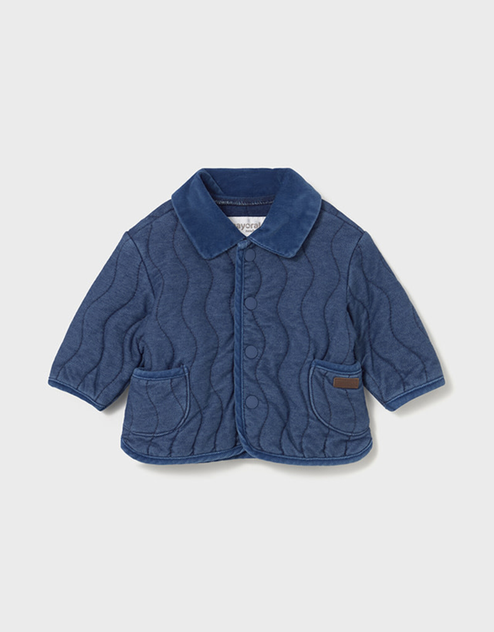 Mayoral Dark Padded Baby Coat