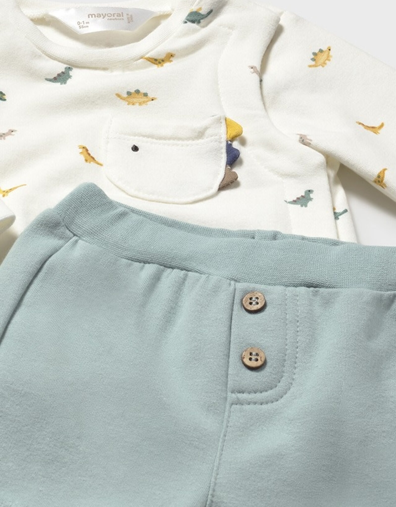 Mayoral Honey Dino Knit set (4 garments)