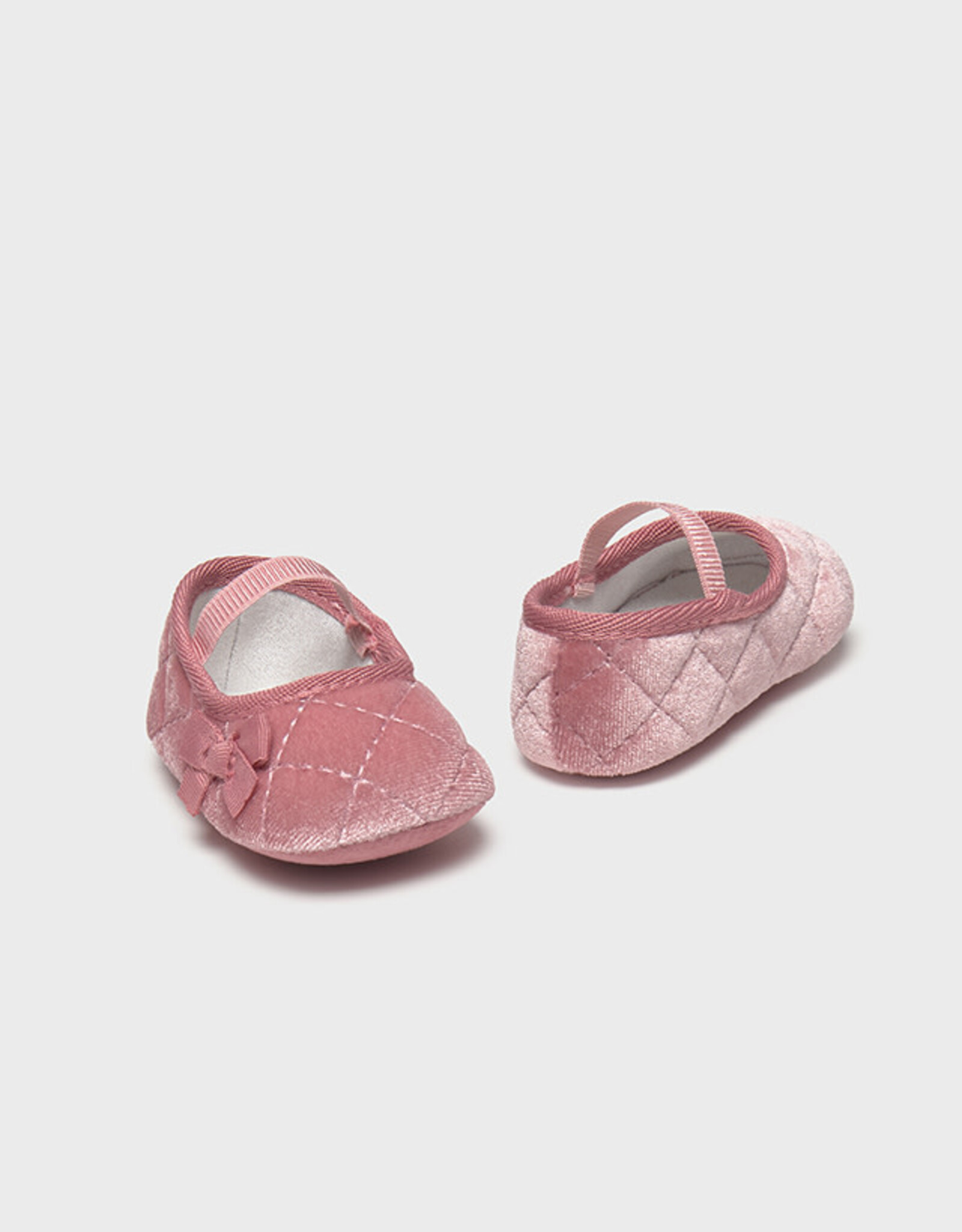 Mayoral Blush Mayoral Velvet Shoes