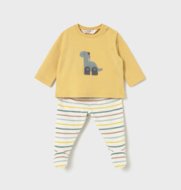 Mayoral Honey Dino Leg warmer set