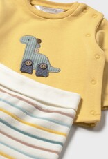 Mayoral Honey Dino Leg warmer set