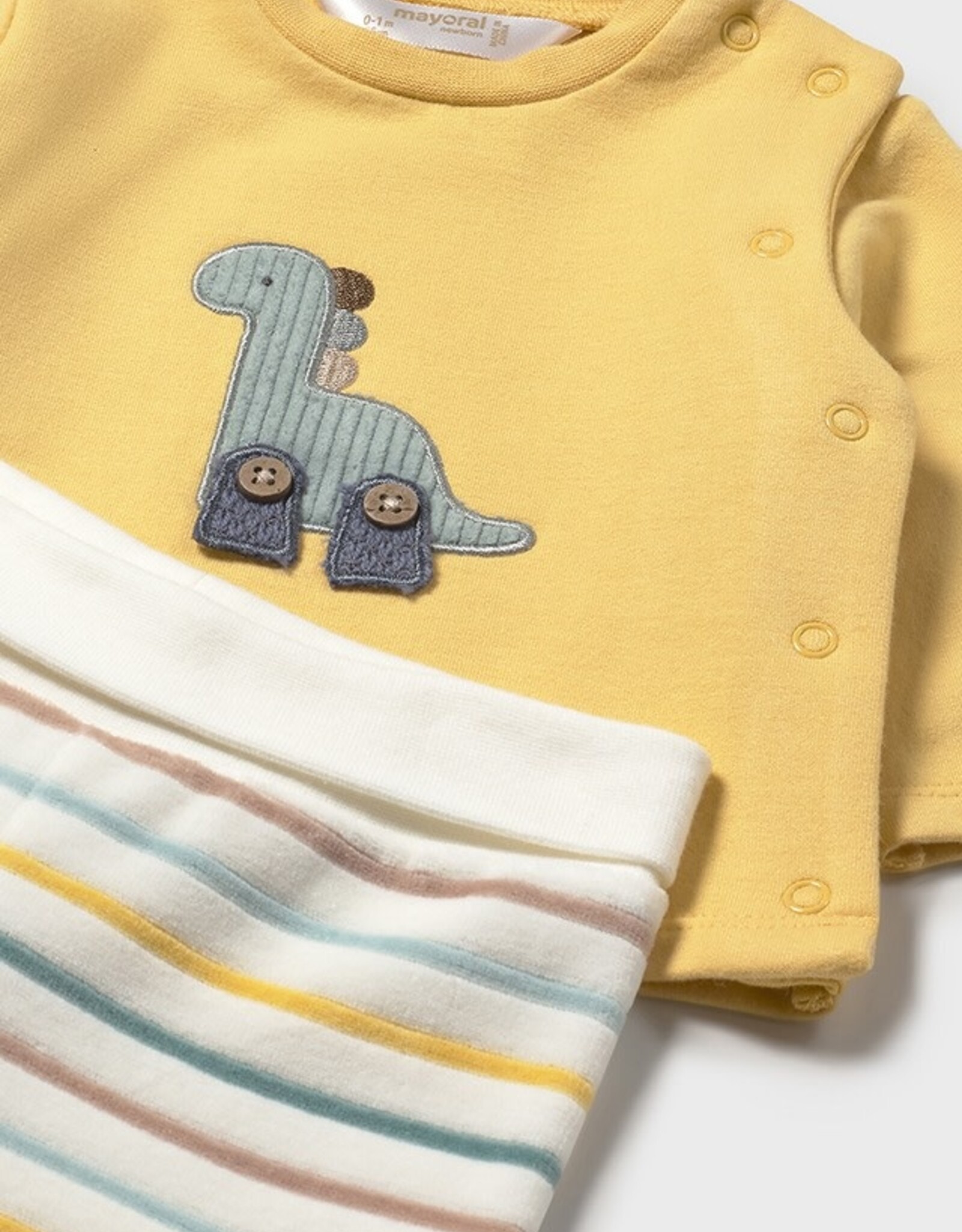 Mayoral Honey Dino Leg warmer set