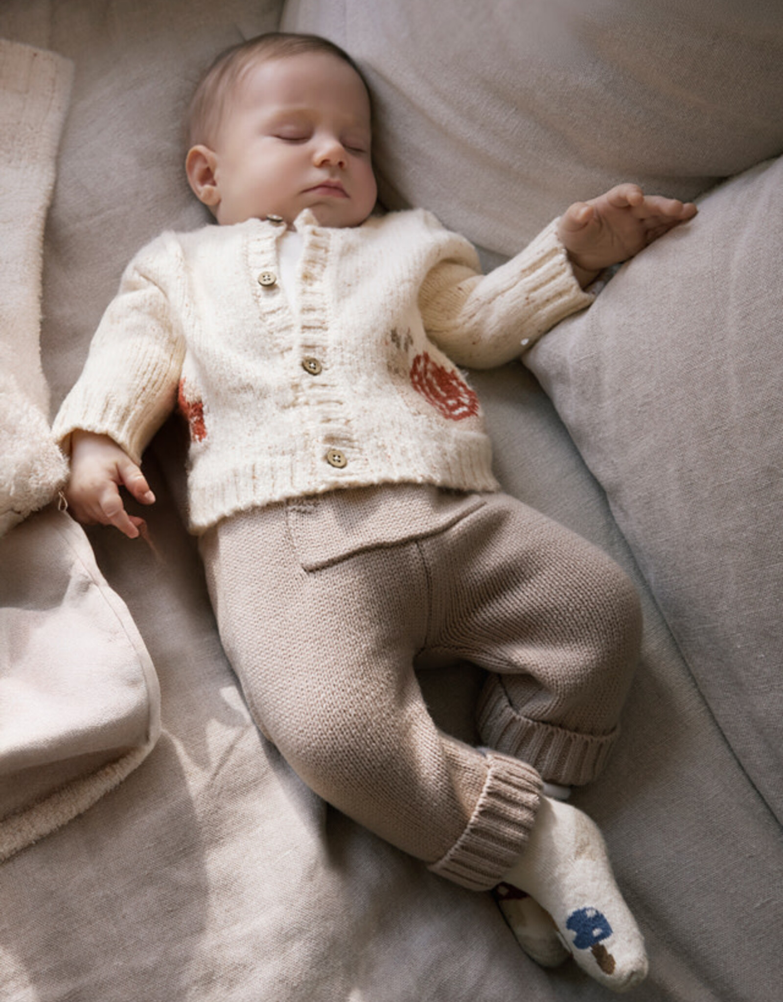 Mayoral Dune Snail Long knit 3-piece trouset set