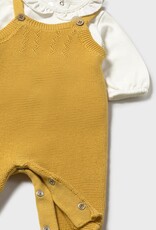 Mayoral Chamomile Knit dungarees set