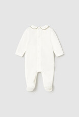 Mayoral Green 2 Pcs Love Velour onesie