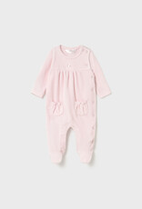 Mayoral Baby Rose 2 Pcs velour onesie