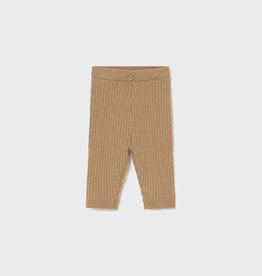 Mayoral Mayoral Newborn Toffee Knit Leggings