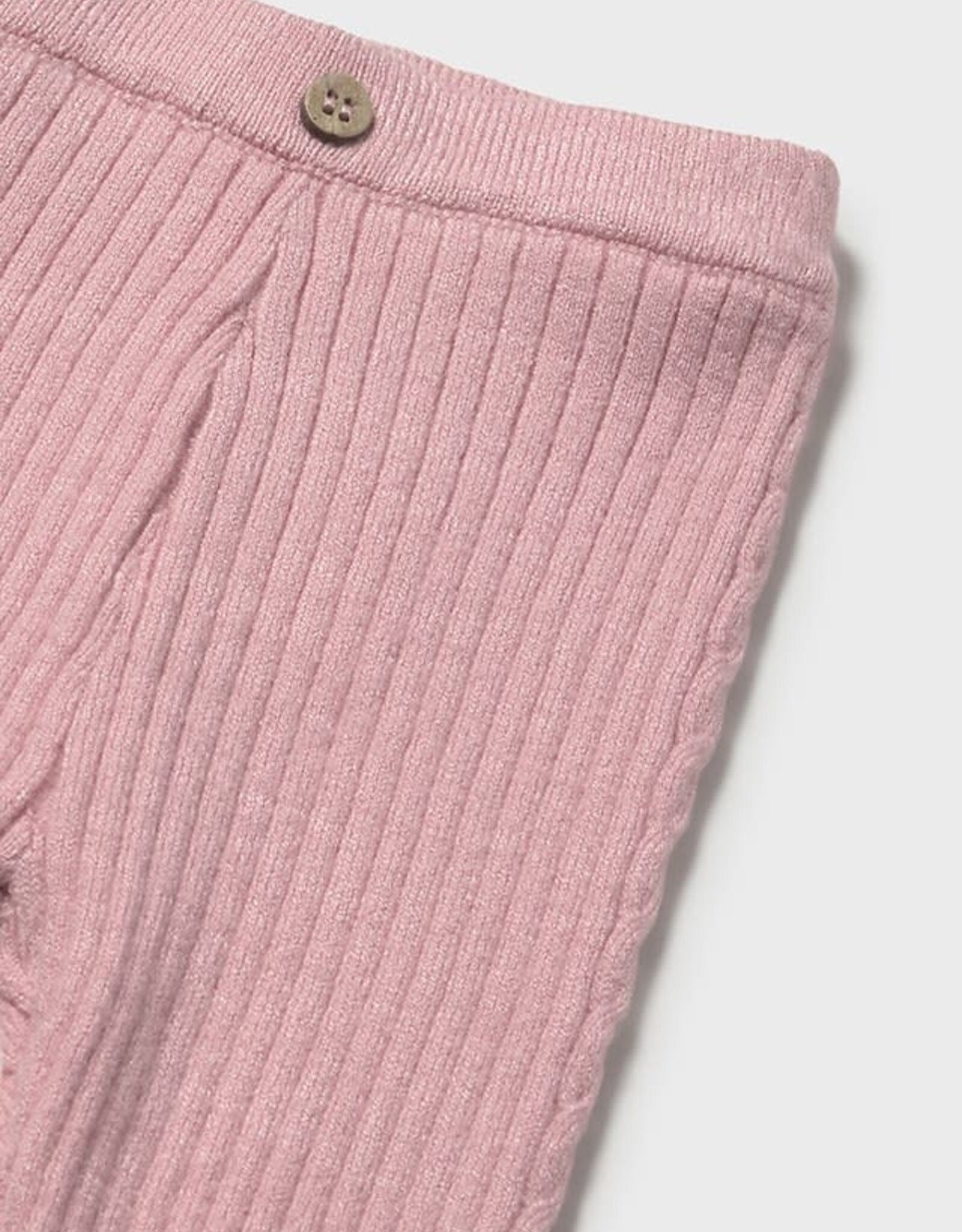 Mayoral Mayoral Newborn Orchid Knit Leggings