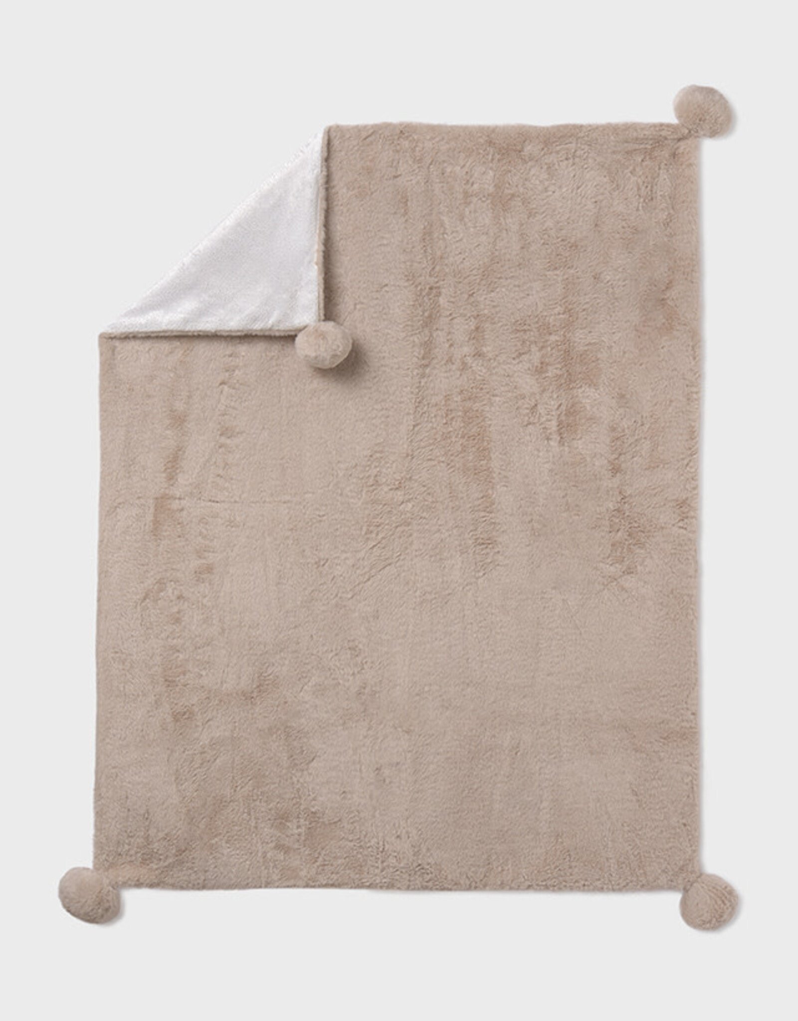 Mayoral Beige Mayoral Faux fur blanket