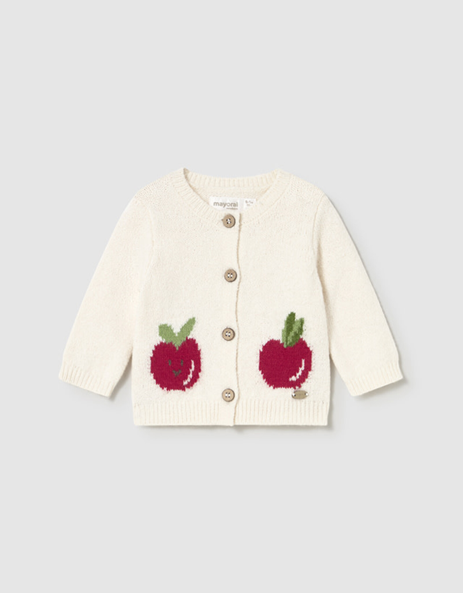 Mayoral Pottery Fruit Knit Cardigan