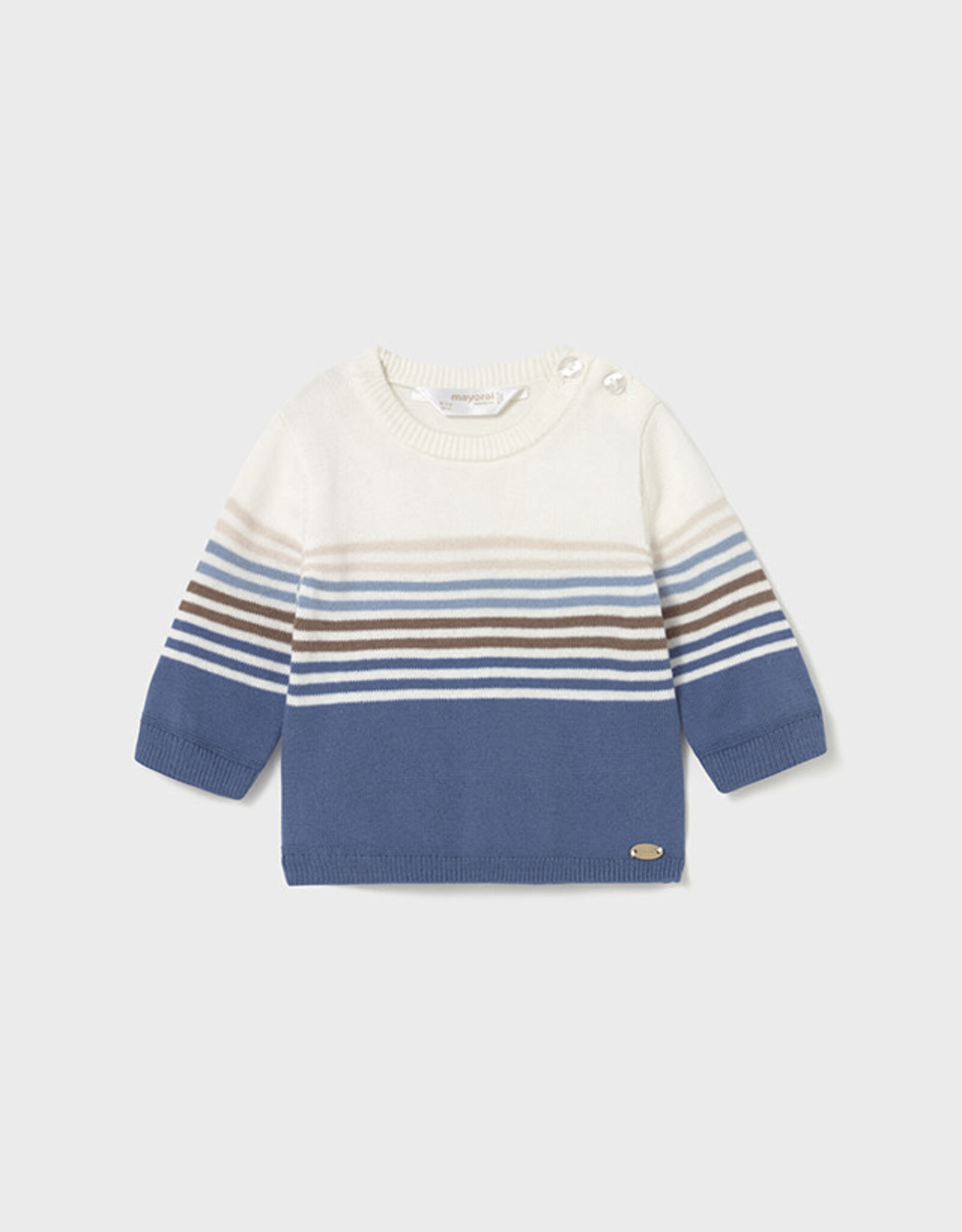 Mayoral Actric Blue Striped Sweater