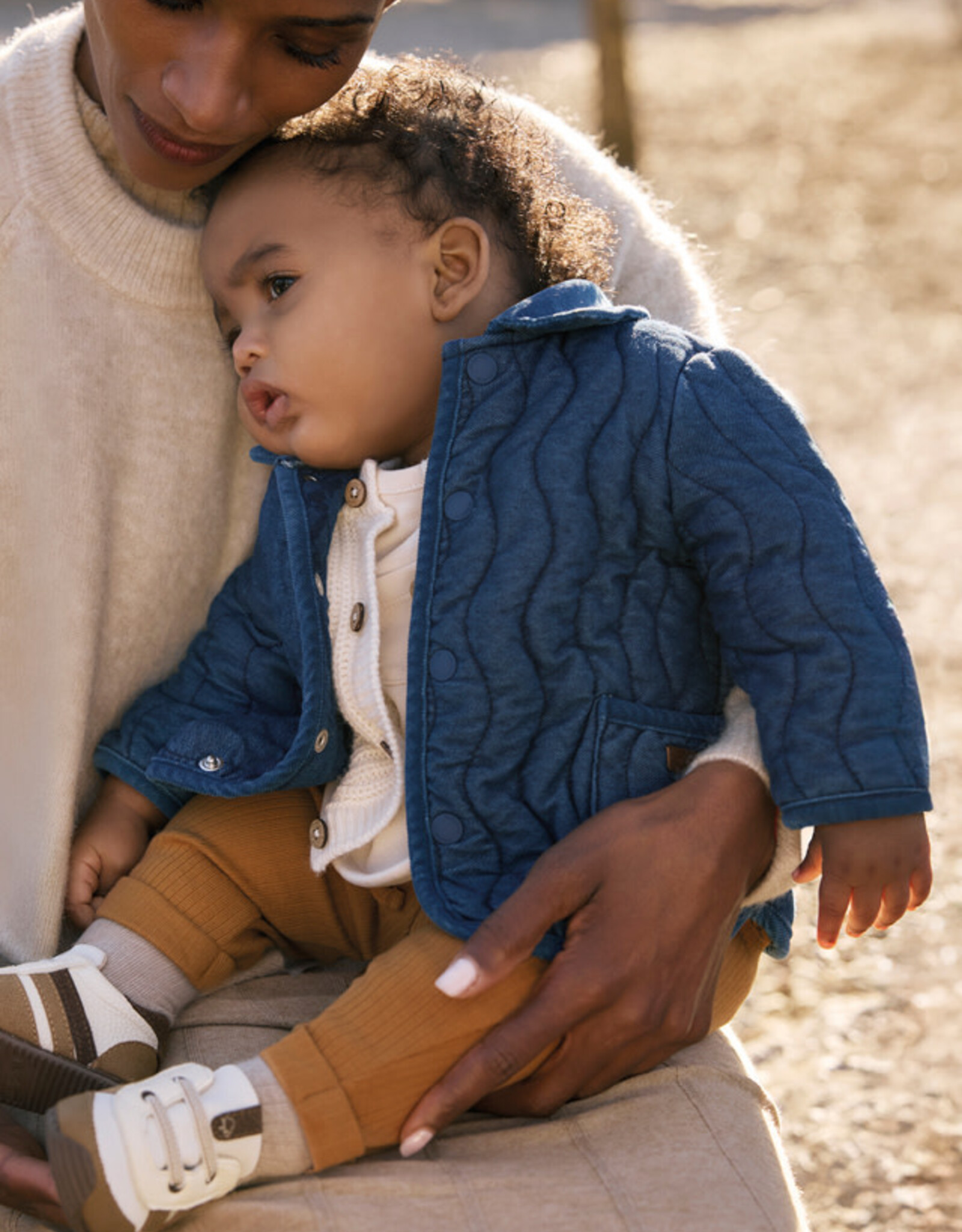 Mayoral Dark Padded Baby Coat