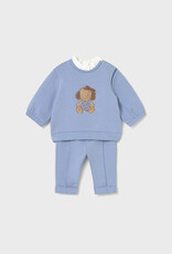 Mayoral Dream Blue Puppy Pant Set