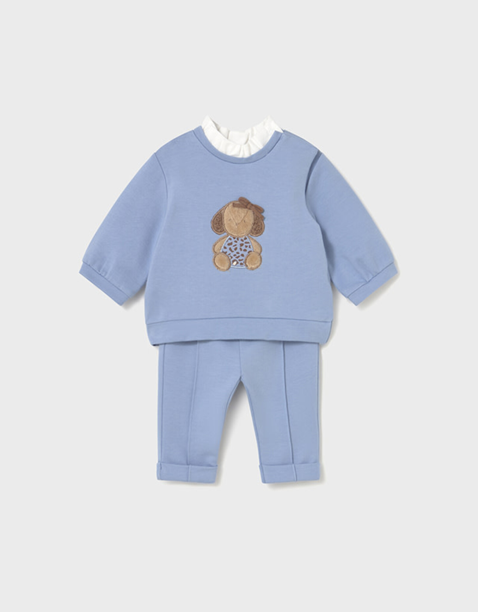 Mayoral Dream Blue Puppy Pant Set